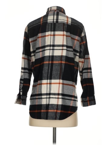 Madewell Oversized Ex-Boyfriend Shirt in Bromley Plaid (view 2)