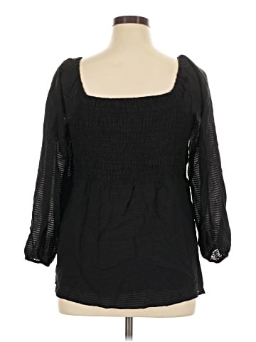 Ann Taylor LOFT 3/4 Sleeve Blouse (view 2)