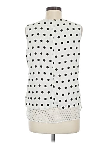 Rose + Olive Sleeveless Blouse (view 2)