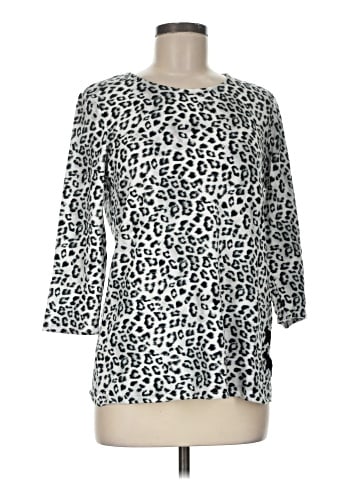 Chico's 3/4 Sleeve T-Shirt (view 1)