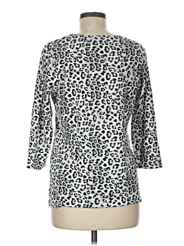Chico's 3/4 Sleeve T-Shirt (view 2)