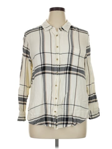 Lucky Brand 3/4 Sleeve Button-Down Shirt (view 1)