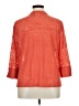 N Touch Orange 3/4 Sleeve Blouse Size XL (estimated) - photo 2