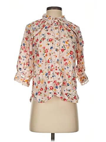 Democracy 3/4 Sleeve Blouse (view 1)