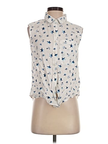 SO Sleeveless Button-Down Shirt (view 1)