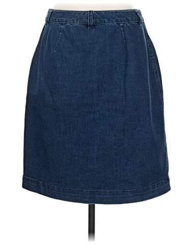 Lands' End Denim Skirt (view 2)