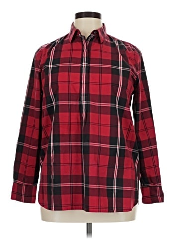 Lands' End Long Sleeve Button-Down Shirt (view 1)