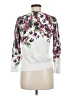 Halogen 100% Cotton Floral White Pullover Sweater Size M - photo 2