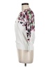 Halogen 100% Cotton Floral White Pullover Sweater Size M - photo 5