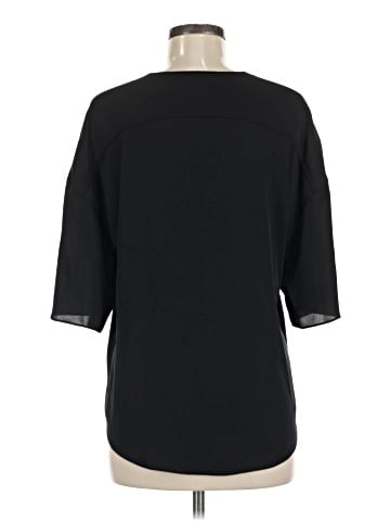 Vince. 3/4 Sleeve Silk Top (view 2)