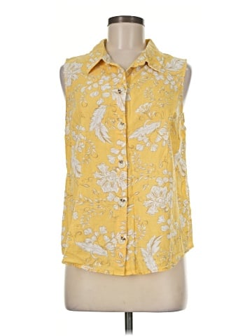 Christopher & Banks Sleeveless Button-Down Shirt (view 1)