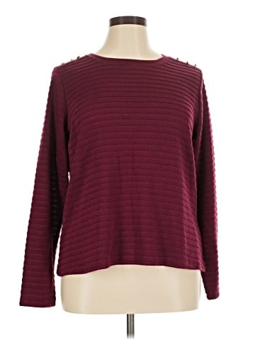 Liz Claiborne Long Sleeve Top (view 1)