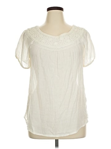Lucky Brand Short Sleeve Blouse (view 1)