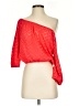 Bebe Red 3/4 Sleeve Top Size S - photo 1