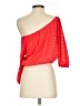 Bebe Red 3/4 Sleeve Top Size S - photo 2