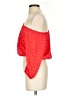 Bebe Red 3/4 Sleeve Top Size S - photo 5