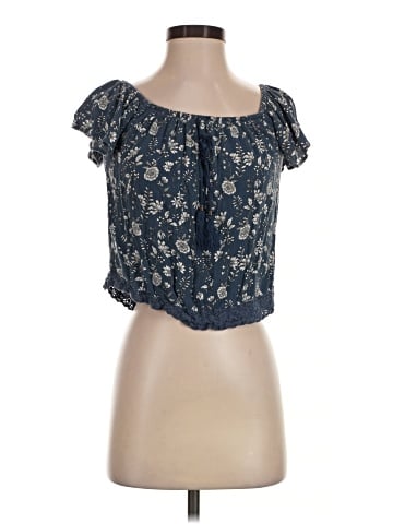 Aeropostale Short Sleeve Blouse (view 1)