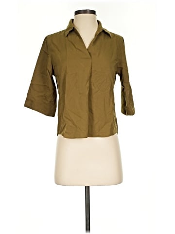 Uniqlo 3/4 Sleeve Button-Down Shirt (view 1)