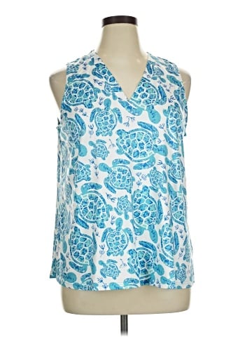 Top It Off Sleeveless Blouse (view 1)