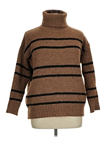Line & Dot Turtleneck Sweater (view 1)