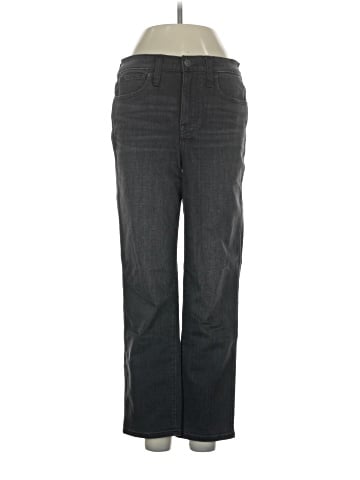 Madewell Petite High-Rise Slim Straight Jeans in Richgrove Wash (view 1)