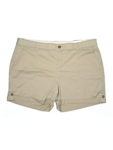 Lane Bryant Khaki Shorts (view 1)