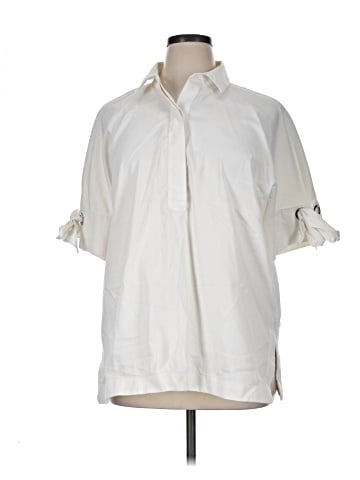 Chico's 3/4 Sleeve Button-Down Shirt (view 1)