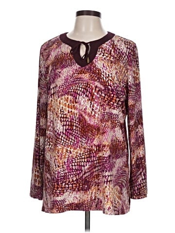 Susan Graver Long Sleeve Blouse (view 1)