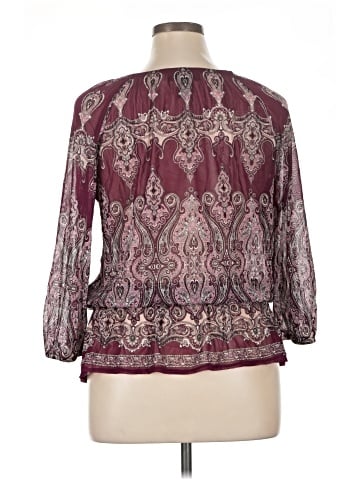 INC International Concepts 3/4 Sleeve Blouse (view 2)