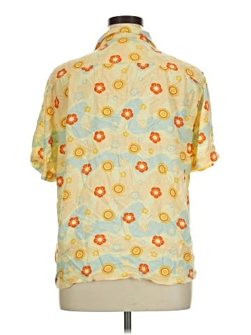 Earthbound Trading Co. Short Sleeve Blouse (view 2)