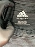Adidas 100% Polyester Solid Black Active T-Shirt Size 5 - photo 3