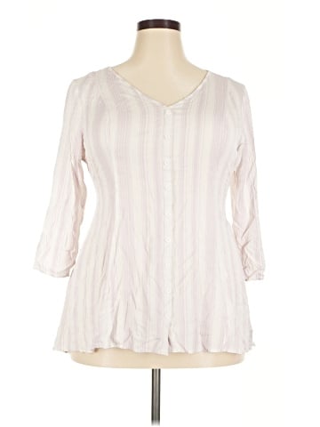 Torrid 3/4 Sleeve Blouse (view 1)