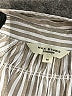 Max Studio Stripes Ivory 3/4 Sleeve Blouse Size M - photo 7