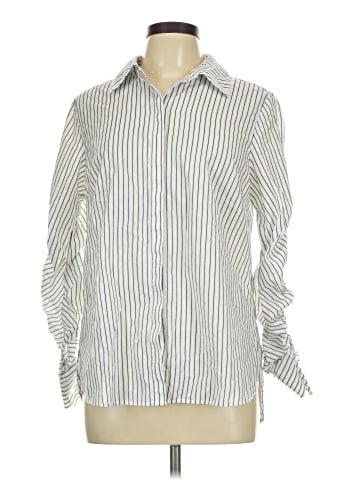 CAbi Long Sleeve Button-Down Shirt (view 1)