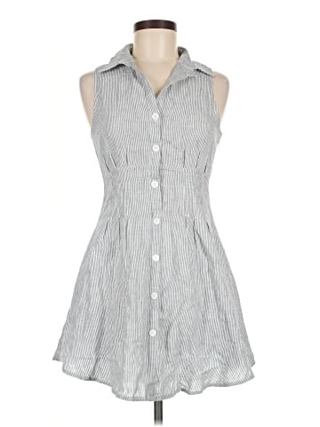 Olivaceous Casual Dress (view 1)