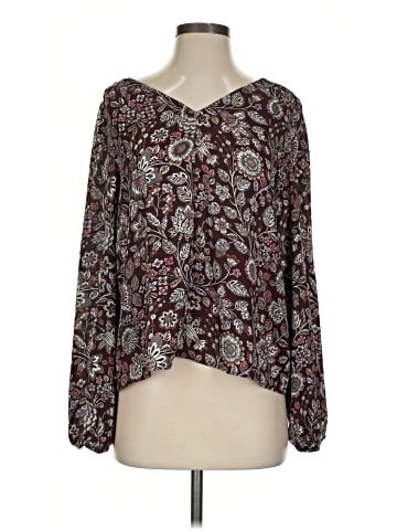 Ann Taylor Factory Long Sleeve Blouse (view 1)