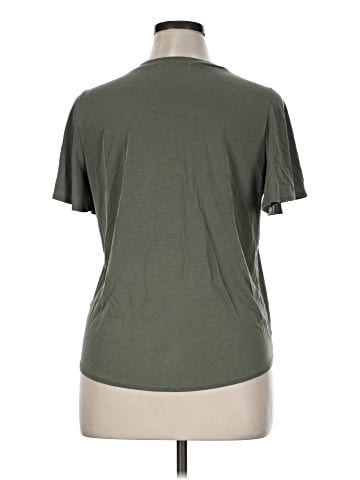 Green Envelope Short Sleeve Top (view 2)