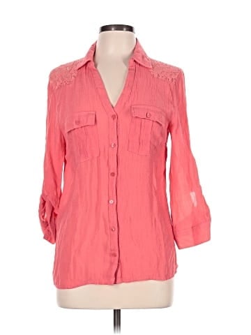 By Design 3/4 Sleeve Blouse (view 1)