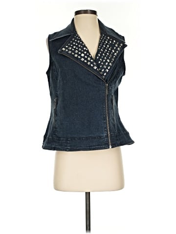 DG^2 by Diane Gilman Denim Vest (view 1)