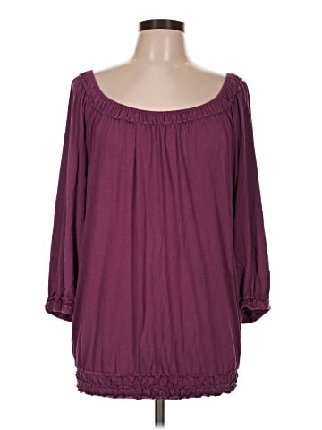 Max Studio 3/4 Sleeve Blouse (view 1)