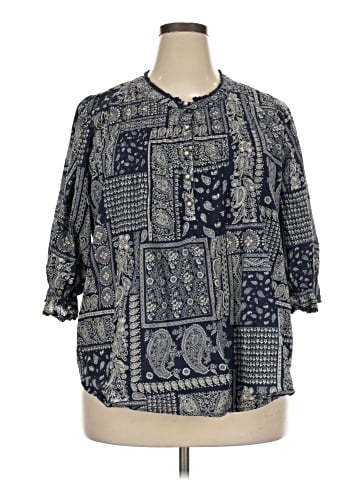Wit & Wisdom 3/4 Sleeve Blouse (view 1)
