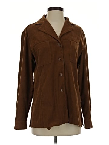 Express Long Sleeve Button-Down Shirt (view 1)