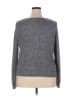 Ann Taylor Metallic Gray Pullover Sweater Size XL - photo 2