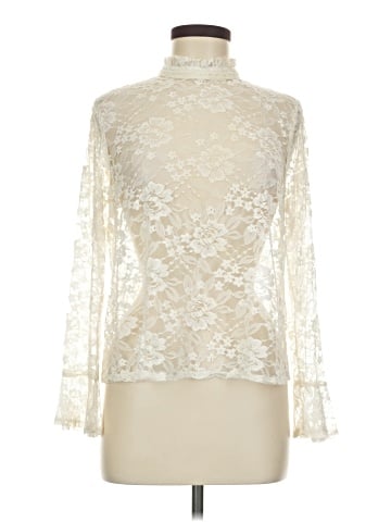 Topshop Long Sleeve Blouse (view 1)