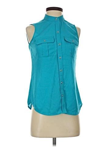 Banana Republic Sleeveless Button-Down Shirt (view 1)