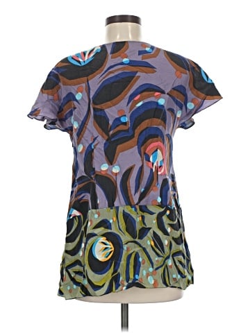 Tracy Reese Short Sleeve Silk Top (view 2)