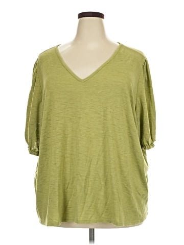 LC Lauren Conrad 3/4 Sleeve T-Shirt (view 1)