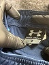 Under Armour 100% Polyester Color Block Blue Athletic Shorts Size 6 - photo 3