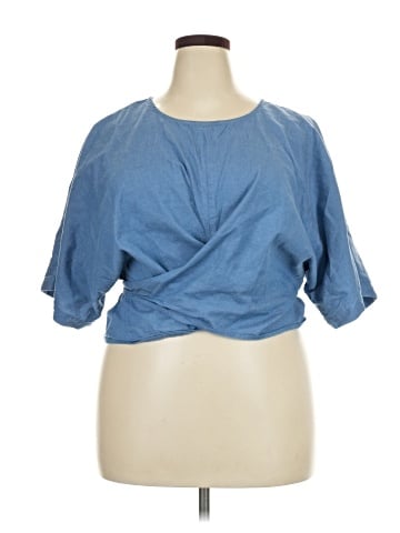 New York & Company Short Sleeve Top (view 1)
