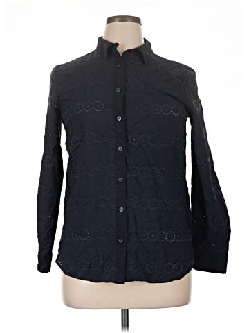 Ann Taylor Factory Long Sleeve Blouse (view 1)